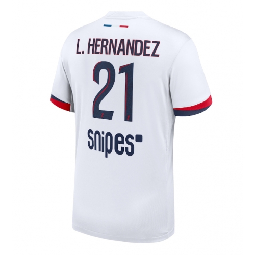 Billige Fotballdrakt Paris Saint-Germain Lucas Hernandez #21 Replika Bortedrakt 2025-26 Kortermet Billige Fotballdrakt Paris Saint-Germain Lucas Hernandez #21 Replika Bortedrakt 2025-26 Kortermet